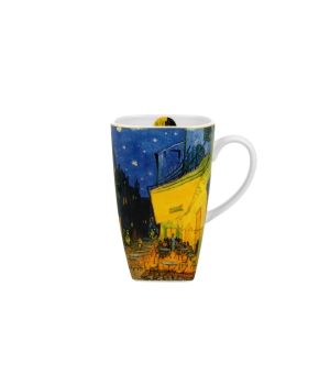 Kubek kwadratowy TERRACE AT NIGHT inspired by Van Gogh