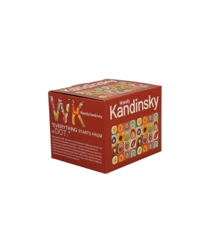 Kubek baryłka SQUARES WITH CIRCLES inspired by W. Kandinsky