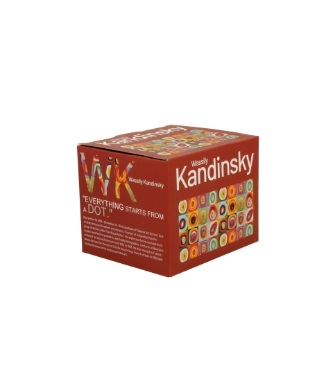 Kubek baryłka SQUARES WITH CIRCLES inspired by W. Kandinsky