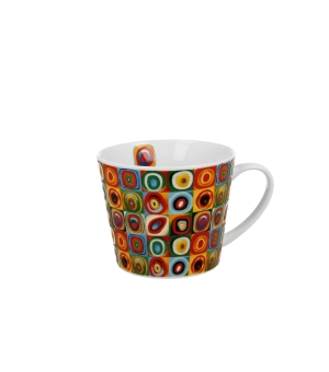Kubek prosty SQUARES WITH CIRCLES inspired by W. Kandinsky