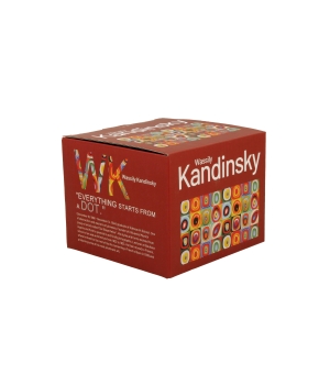 Kubek prosty SQUARES WITH CIRCLES inspired by W. Kandinsky