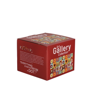 Kubek prosty SQUARES WITH CIRCLES inspired by W. Kandinsky