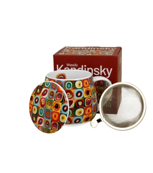 Zaparzacz baryłka SQUARES WITH CIRCLES inspired by W. Kandinsky