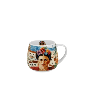 Kubek baryłka MEXICAN ART RED