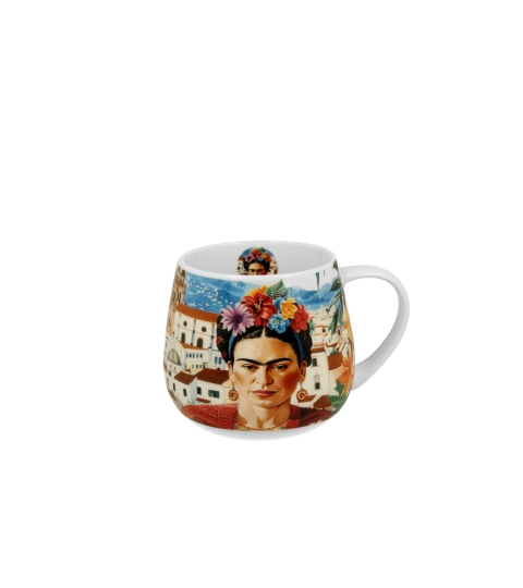 Kubek baryłka MEXICAN ART RED