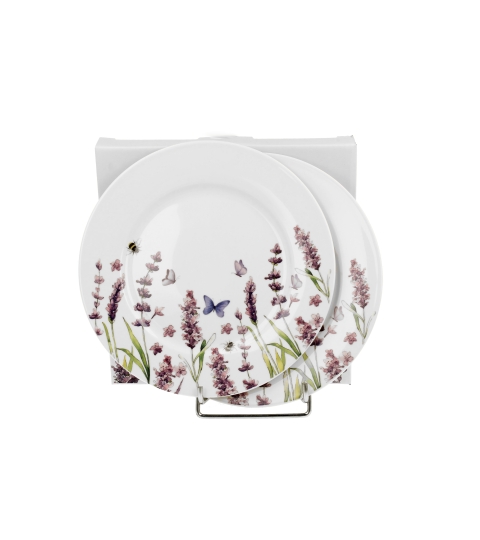 Komplet 2 talerze deserowe CLASSIC LAVENDER