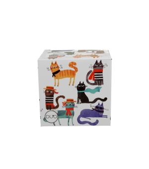 Kubek 650 ml Koci Świat STYLOWE KOTY