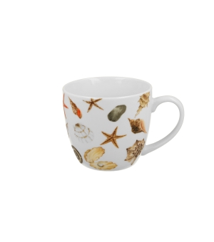 Kubek 460 ml w "koszyczku" MUSZLE