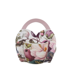 Kubek 460 ml w "koszyczku" MAGNOLIE (sprzedaż w zestawach po 4 szt.)