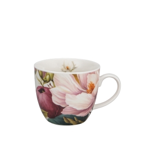 Kubek 460 ml w "koszyczku" MAGNOLIE (sprzedaż w zestawach po 4 szt.)