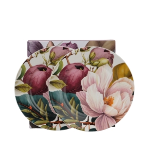 Komplet 2 talerze deserowe MAGNOLIE