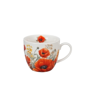 Kubek 460 ml w "koszyczku" MAKI (sprzedaż w zestawach po 4 szt.)