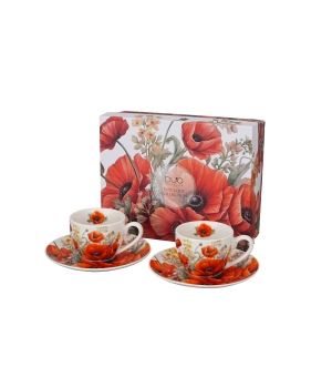 2 filiżanki espresso ze spodkami MAKI