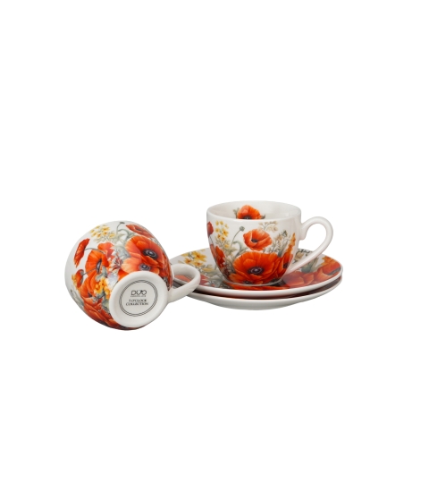 2 filiżanki espresso ze spodkami MAKI