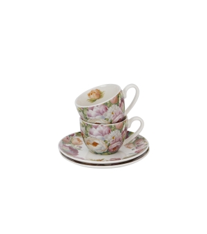 2 filiżanki espresso ze spodkami PIWONIE