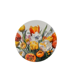 Komplet 2 talerze deserowe TULIPANY