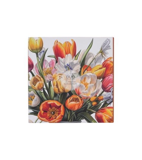 Komplet 2 talerze deserowe TULIPANY