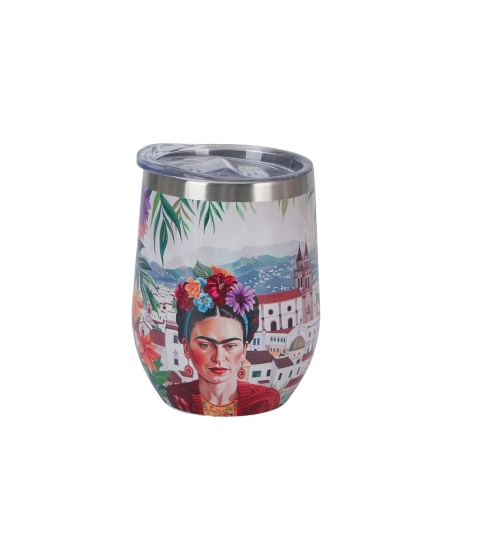 Kubek termiczny MEXICAN ART RED