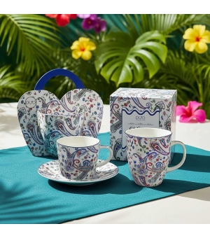 Kubek 460 ml w "koszyczku" LIBERTY