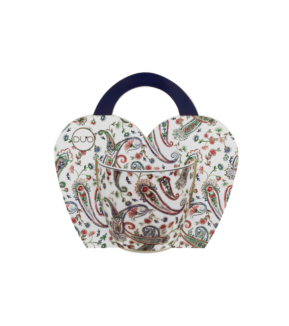 Kubek 460 ml w "koszyczku" LIBERTY