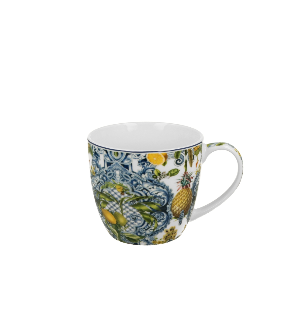 Kubek 460 ml w "koszyczku" SOLEDAD