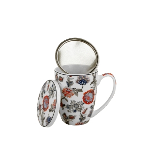 Kubek z zaparzaczem SAHAT WHITE