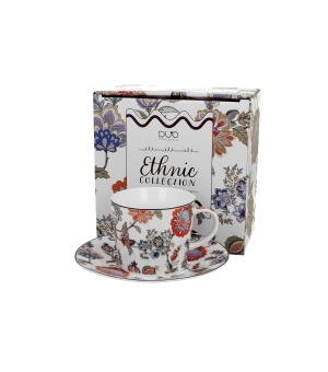 Filiżanka ze spodkiem SAHAT WHITE