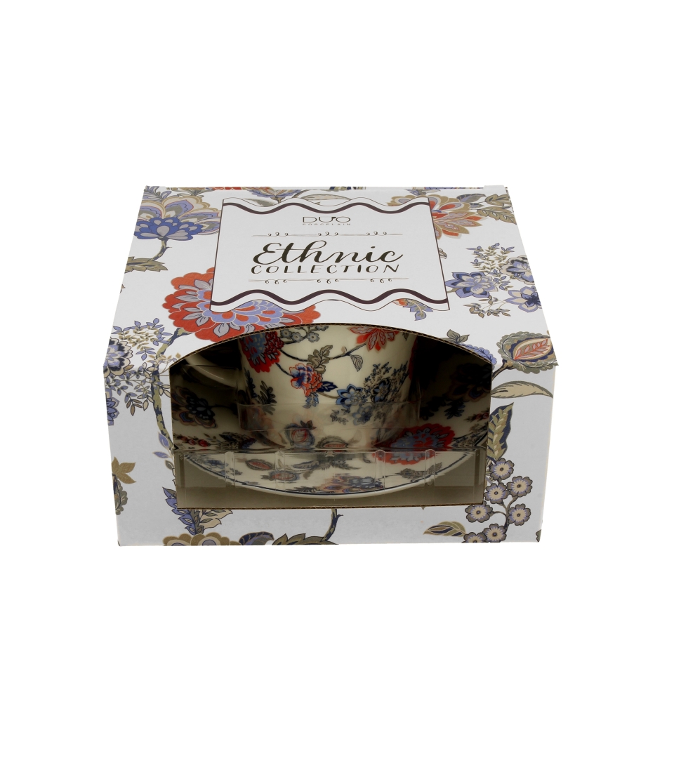 Filiżanka ze spodkiem SAHAT WHITE