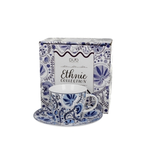 Filiżanka ze spodkiem NARESH BLUE