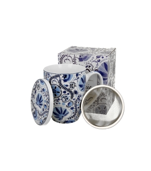 Kubek z zaparzaczem NARESH BLUE