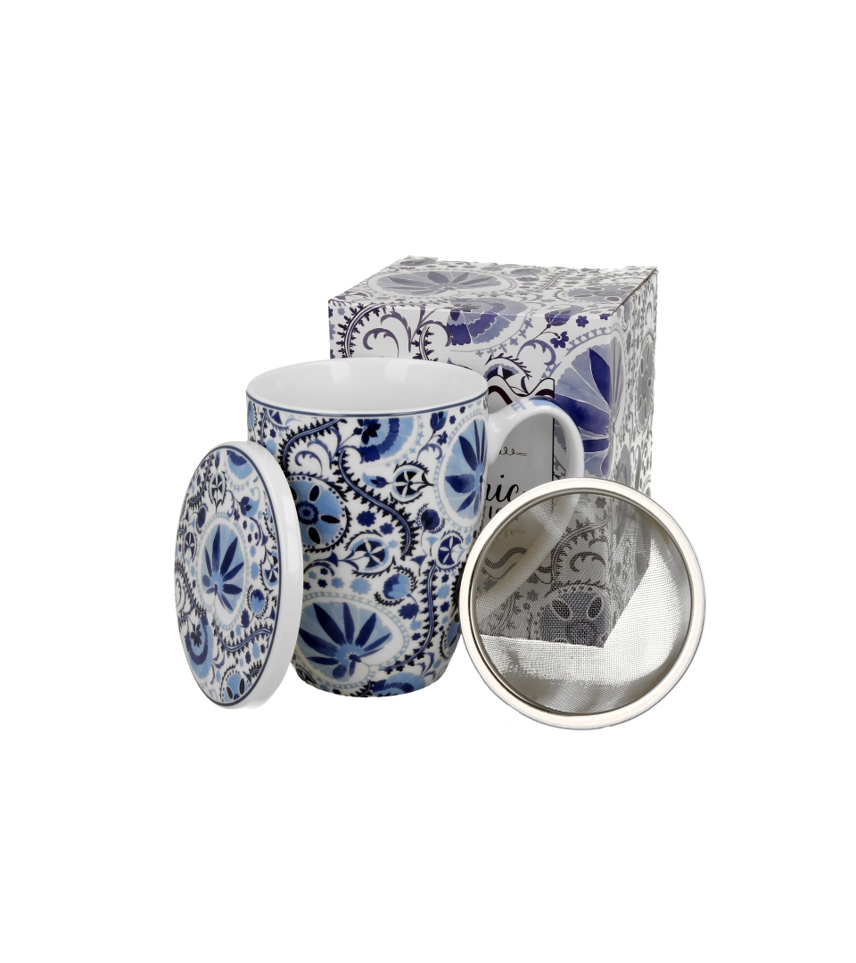 Kubek z zaparzaczem NARESH BLUE