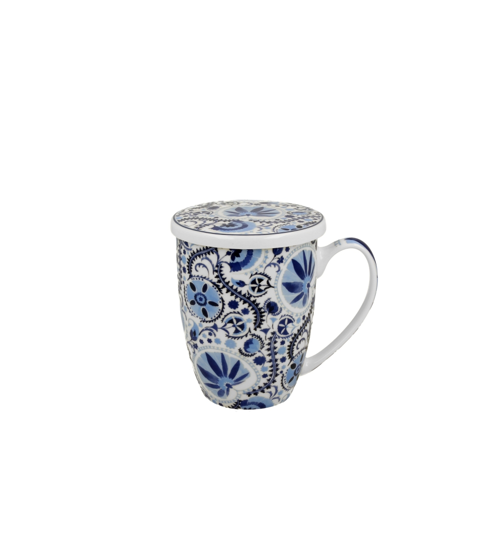 Kubek z zaparzaczem NARESH BLUE