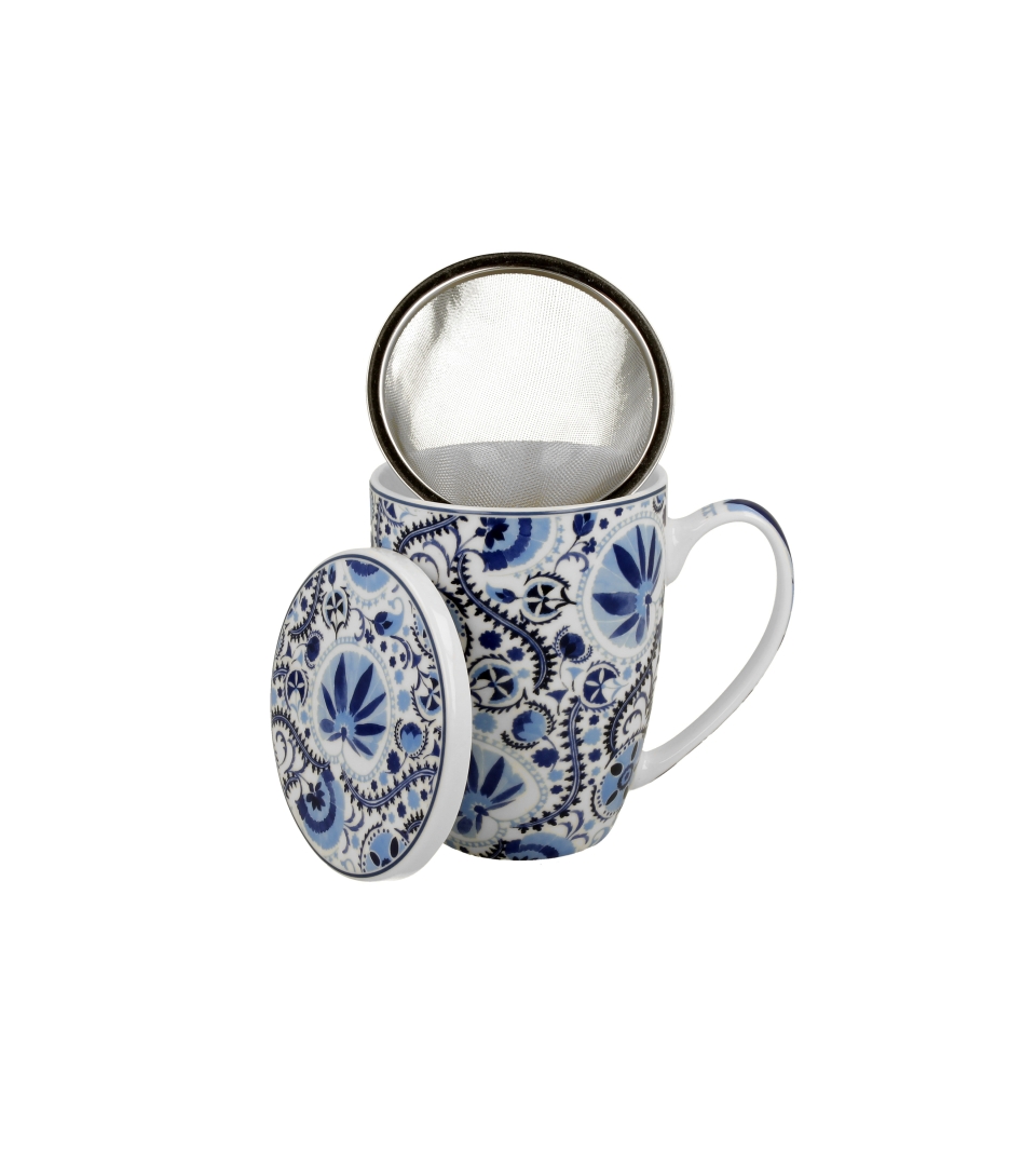 Kubek z zaparzaczem NARESH BLUE