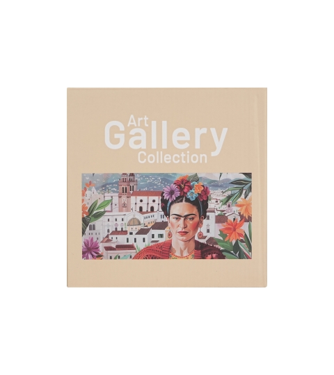 Komplet 2 talerze deserowe MEXICAN ART RED