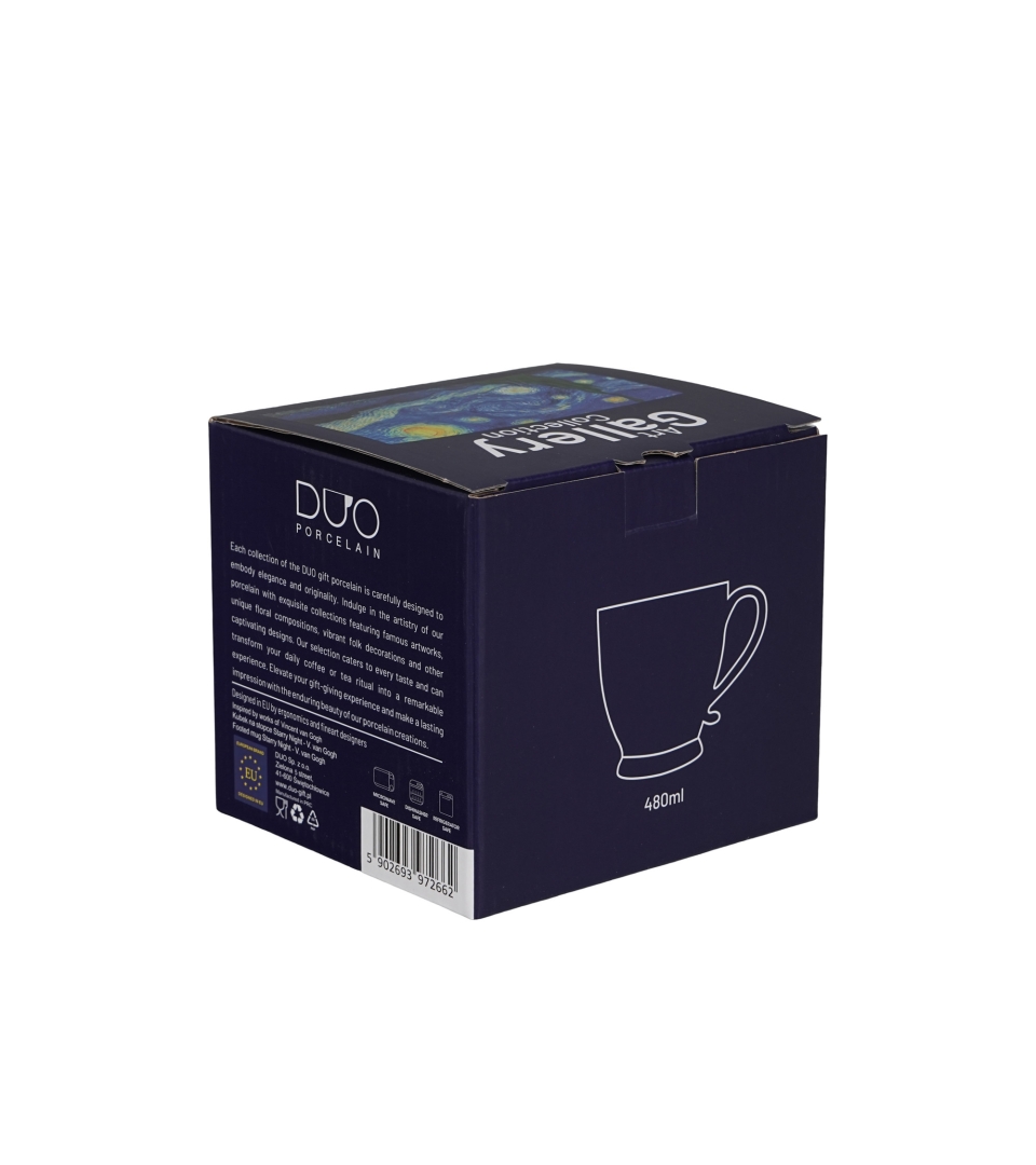 Kubek na stopce STARRY NIGHT inspired by Van Gogh