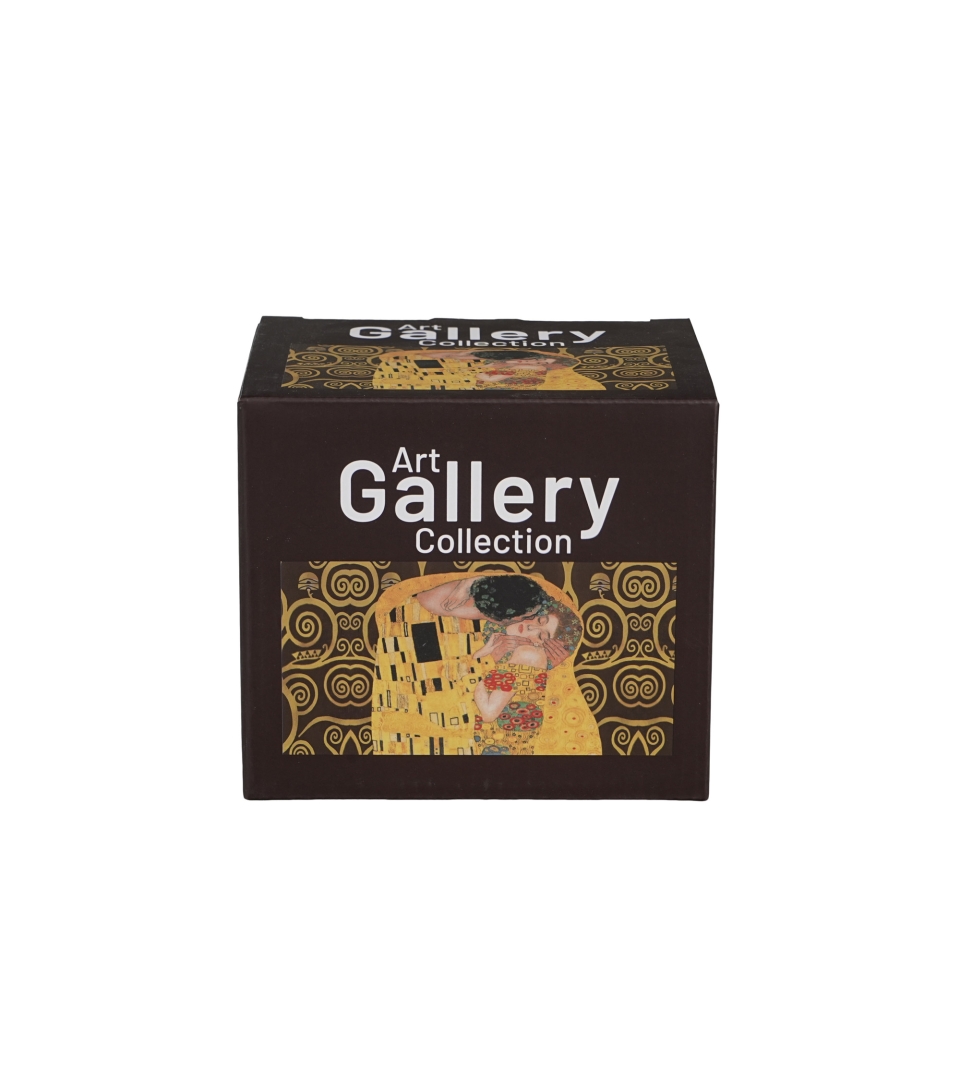 Kubek na stopce THE KISS BROWN inspired by Klimt