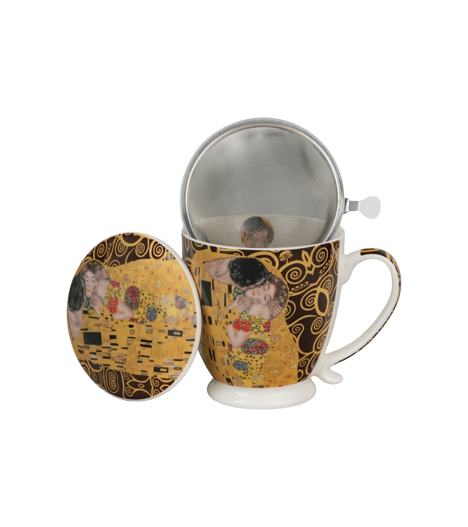 Zaparzacz na stopce THE KISS BROWN inspired by Klimt