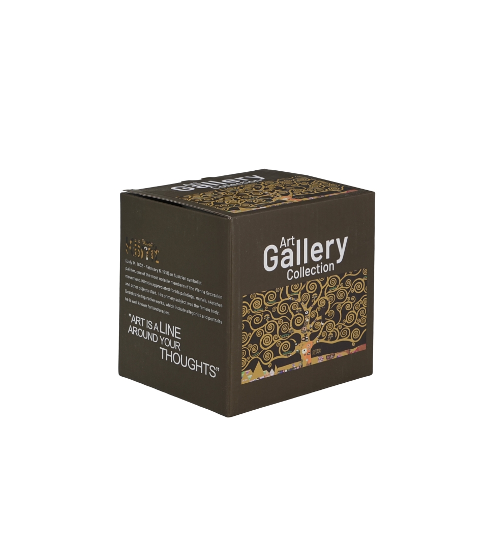 Zaparzacz na stopce TREE OF LIFE BROWN inspired by Klimt