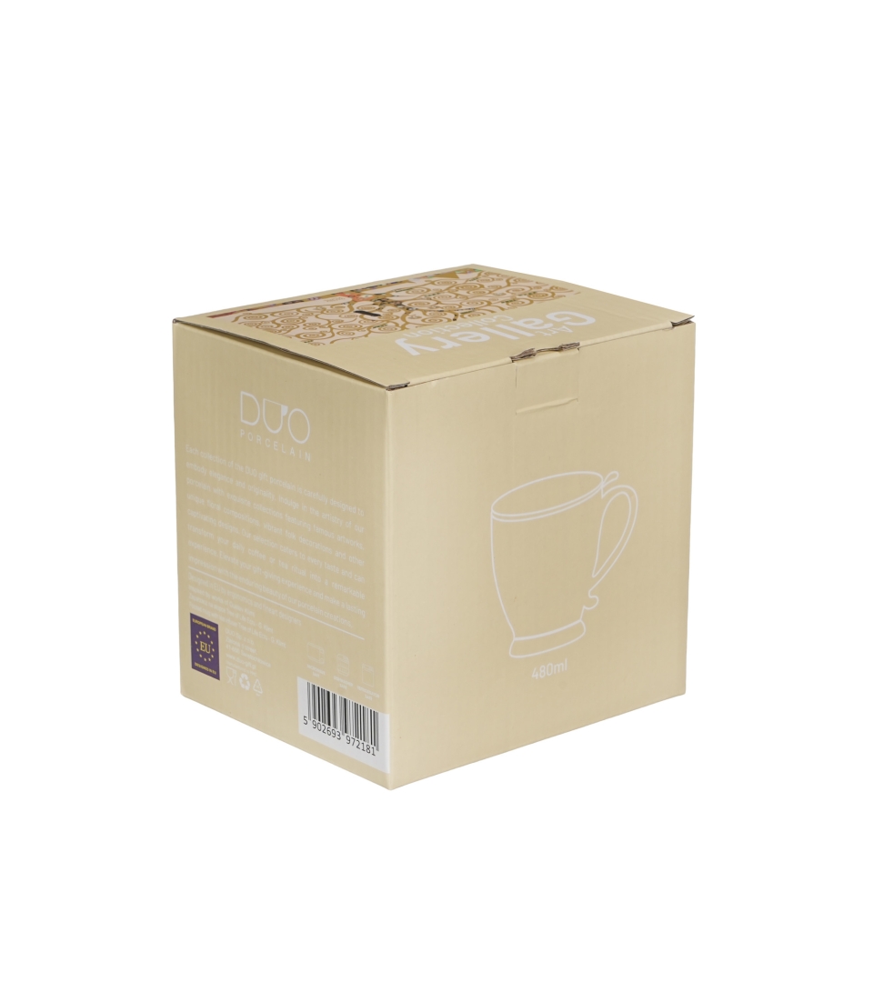 Zaparzacz na stopce TREE OF LIFE ECRU inspired by Klimt