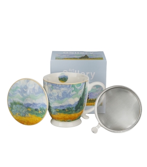 Zaparzacz na stopce WHEAT FIELD inspired by Van Gogh