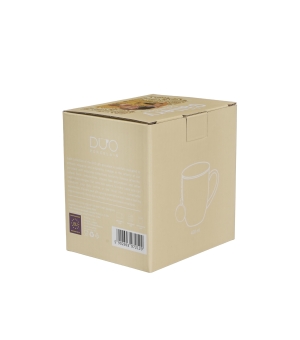 Kubek z zaparzaczem z zawieszką THE KISS ECRU inspired by Klimt