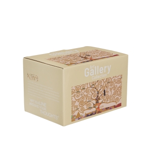 2 kubki classic TREE OF LIFE Ecru inspired by Klimt