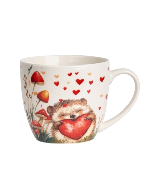 Kubek 460 ml w "koszyczku" JEŻ