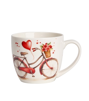 Kubek 460 ml w "koszyczku" ROWER