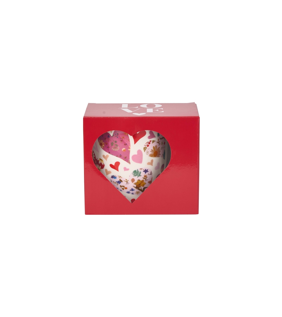 Kubek 650 ml RÓŻOWE SERCA