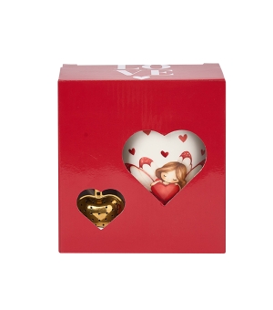 Kubek classic z zaparzaczem "serce" ANIOŁ