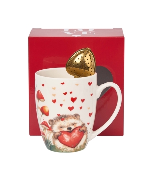 Kubek classic z zaparzaczem "serce" JEŻ
