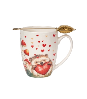 Kubek classic z zaparzaczem "serce" JEŻ