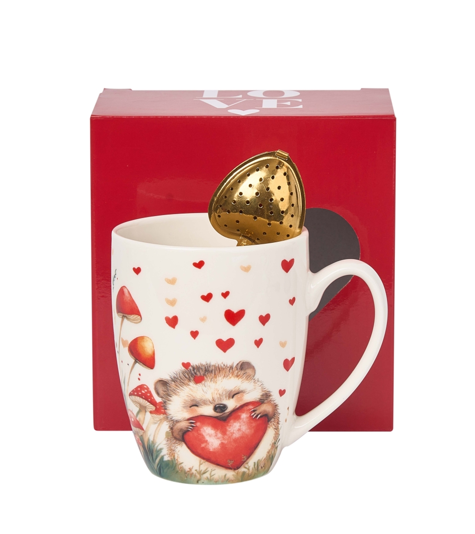 Kubek classic z zaparzaczem "serce" JEŻ