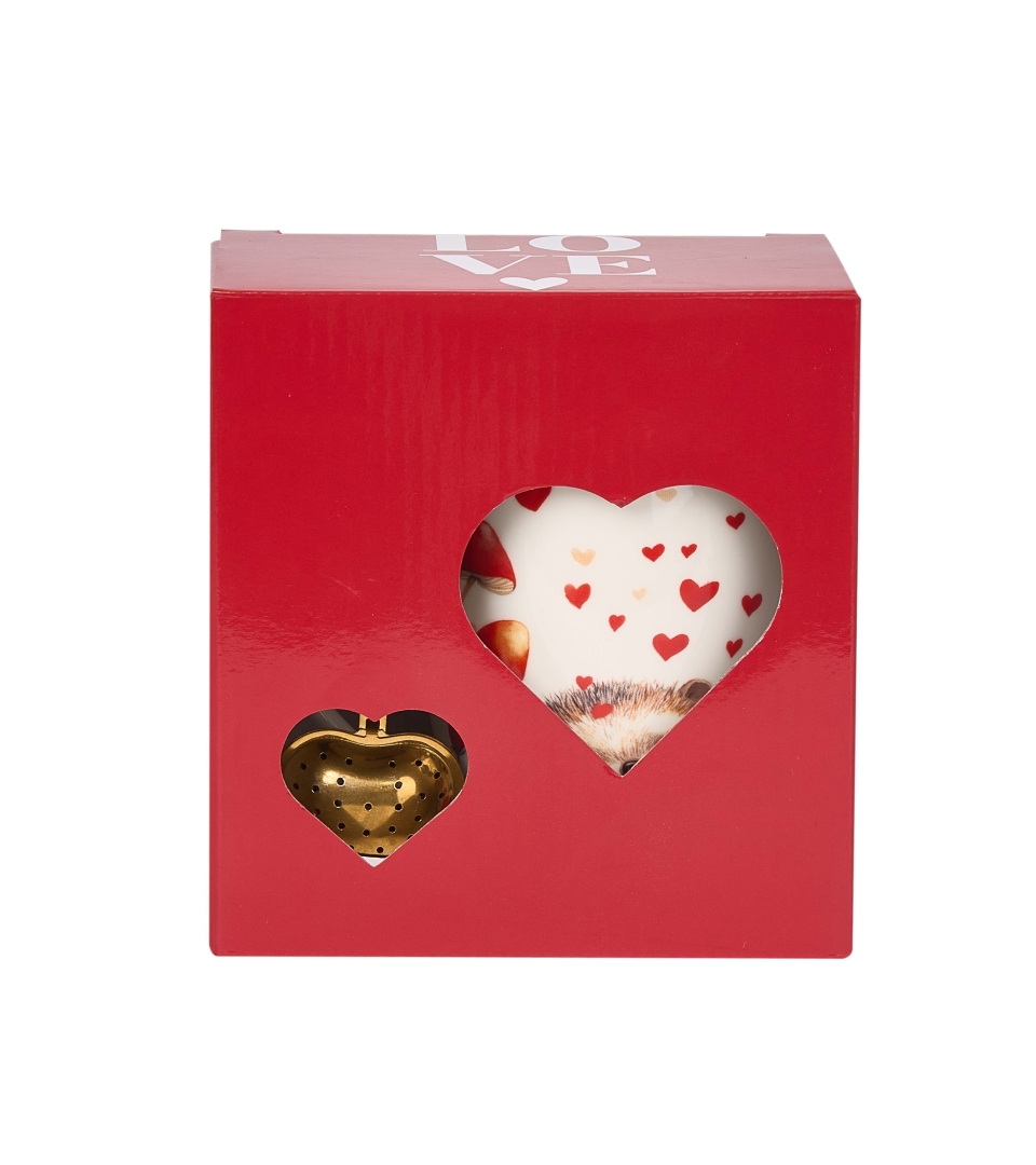 Kubek classic z zaparzaczem "serce" JEŻ